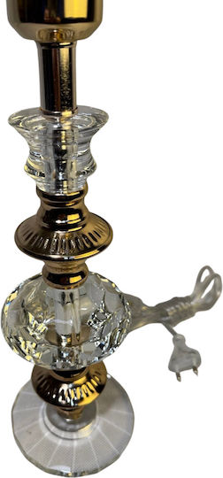 Epiplo-Fos Crystal Table Lamp for Socket E27 with Bronze Shade and Base