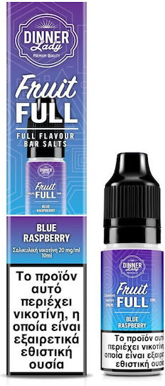 Dinner Lady Έτοιμο Υγρό Αναπλήρωσης Fruit Full Blue Raspberry 20mg 10ml