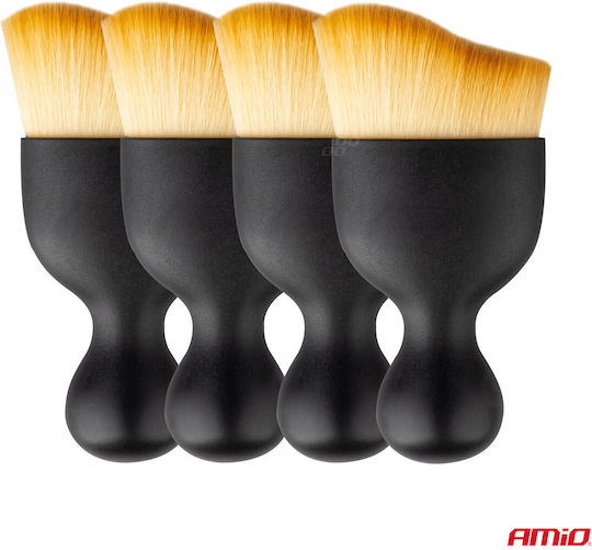 AMiO Cleaning Brushes for Interior Plastics - Dashboard Car 4pcs