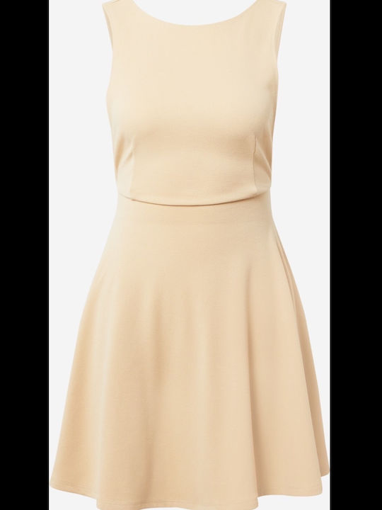 Mini Kleid Beige