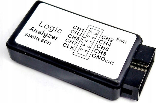 Analizor logic 8 canale Saleae 24mhz