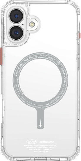 Skinarma Back Cover Σιλικόνης / Πλαστικό Διάφανο (iPhone 16)