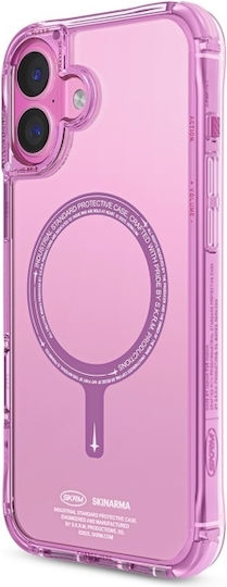Skinarma Back Cover Silicone / Plastic Pink (iPhone 16 Plus)