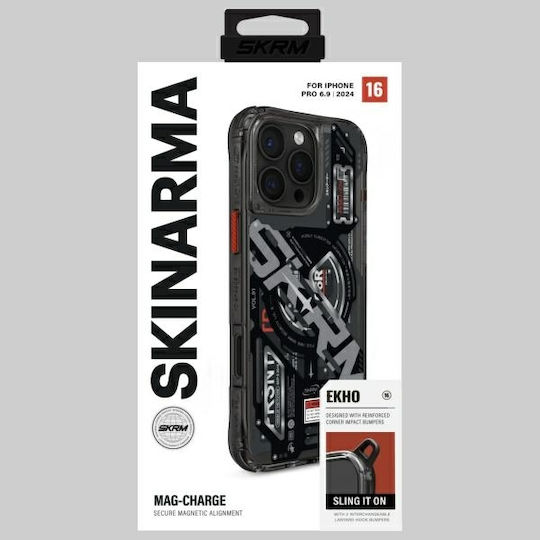Skinarma Umschlag Rückseite Kunststoff Schwarz (iPhone 17 Pro Max / iPhone 17 Pro / iPhone 16 Pro Max)
