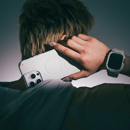 Skinarma Задна корица Метал / Пластмаса Син (iPhone 16 Pro)