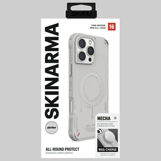 Skinarma Back Cover Μεταλλικό Γκρι (iPhone 16 Pro)