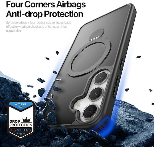 Dux Ducis Yind Back Cover Πλαστικό / Σιλικόνης Μαύρο (Galaxy S25)