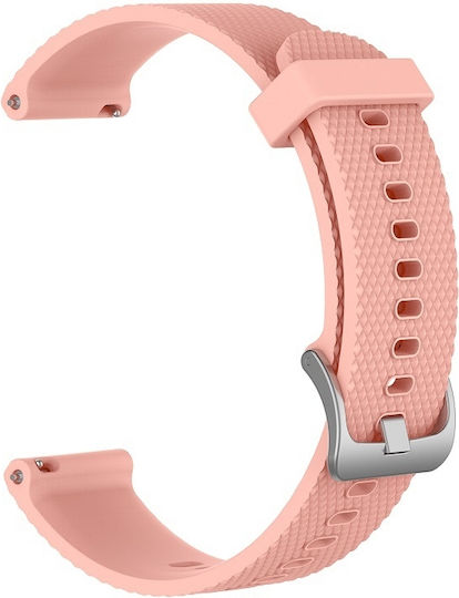 Garmin Forerunner 645 Music 20mm Diamond Textured Silicone Band Pink