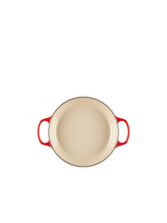 Le Creuset Cerise Ρηχή Κατσαρόλα από Μαντέμι 2.2lt / 26cm