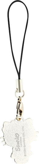 Hello Kitty Hkcpmkk Phone Strap Black Charm Kitty Cute