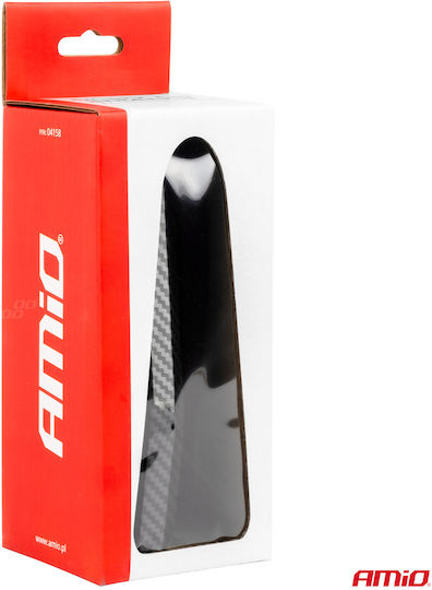 AMiO Car Antenna Roof Carbon Shark for Radio in Black Color