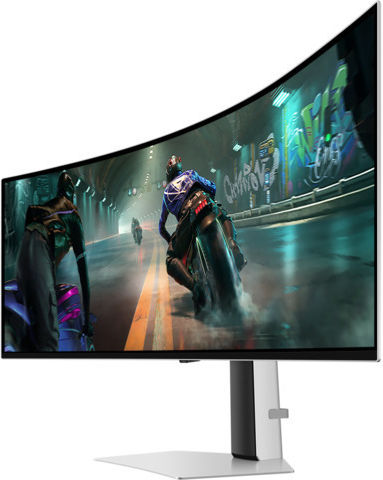 Samsung Odyssey G9 G91SD Ultrawide OLED HDR Curved Monitor 49" 5120x1440 144Hz with 0.03ms Response Time GTG Silver