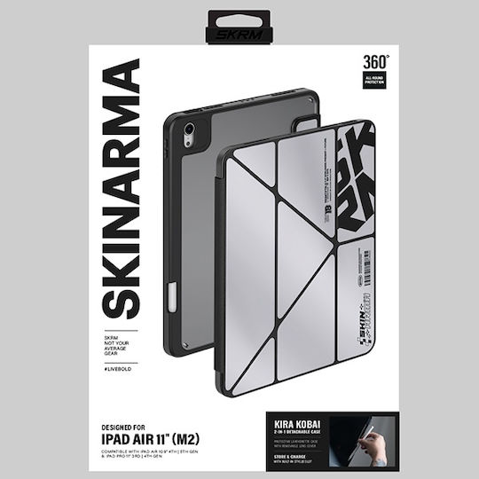 Skinarma Flip Cover Ασημί (iPad Air 11" 2024/2025/2026)