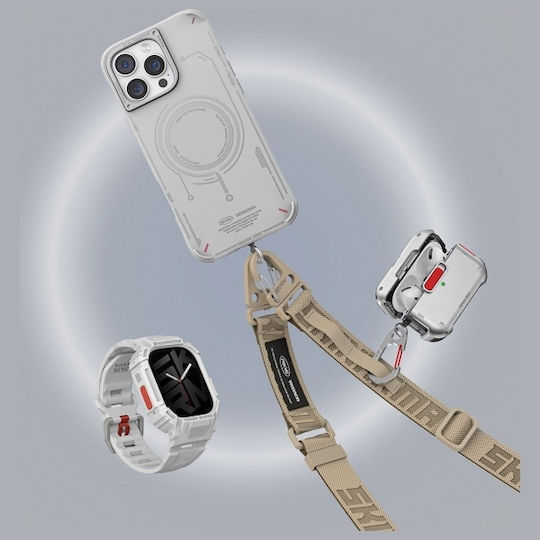 Skinarma Θήκη Πλαστική σε Λευκό χρώμα για Apple AirPods Pro 2
