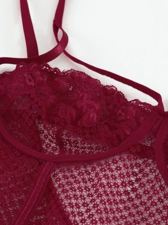 Zoli Sexy Bodysuit Burgundy