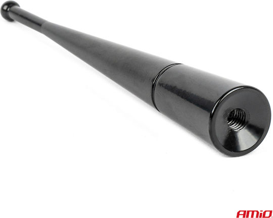 AMiO KFZ-Antenne Dach Mit Gewinde für Radio in Schwarz Farbe