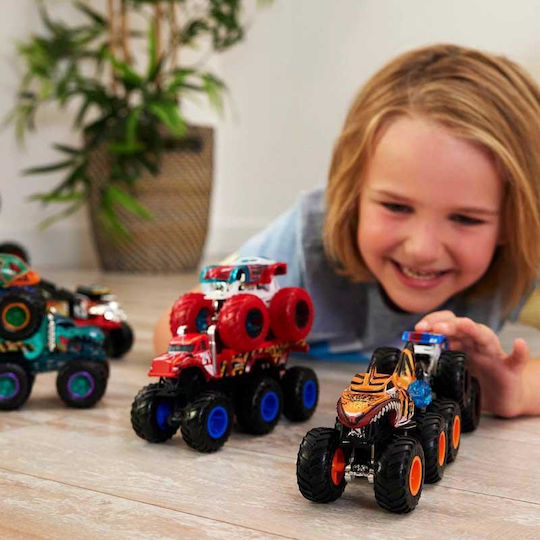 Hot Wheels Mega Rigs Φορτηγό Cage Rattler Monster Truck