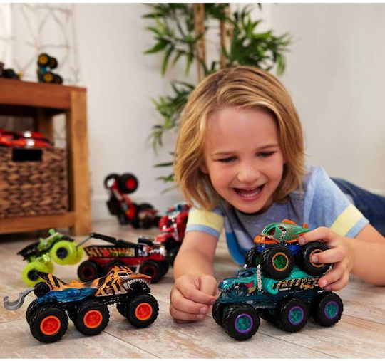 Hot Wheels Mega Rigs Φορτηγό Cage Rattler Monster Truck