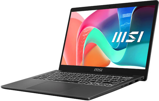 MSI Modern 15 F13MG-071XRO 15.6" FHD (Ядро i5-1335U/8ГБ/512ГБ SSD/Без ОС) Platinum Gray (US Клавиатура)