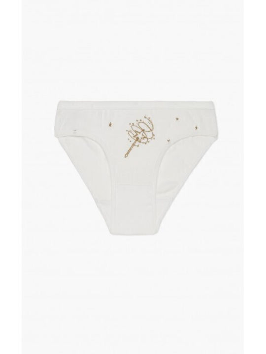 Minerva Fairy Hearts Kids' Set with Briefs White, Pink 2pcs