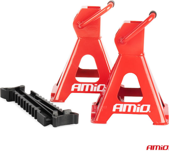 AMiO Vehicle Support Stand Set with Maximum Pressure Up to 3 Tons