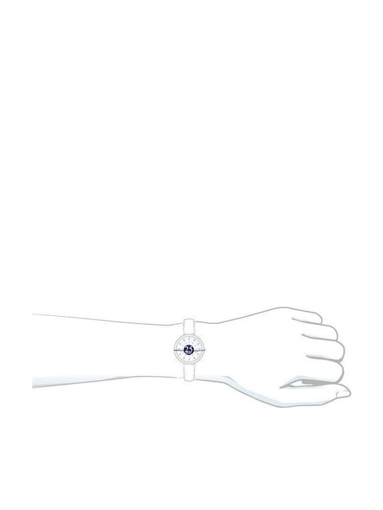 Bering Time Classic Crystals Womens Watch 26mm Battery with Silver Stainless Steel Bracelet
