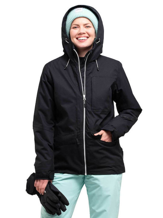 Icepeak Cathay 453229659-990 Женско Яке за Ски и Сноуборд Черен