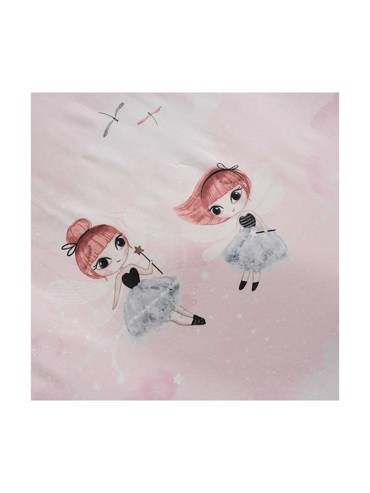 Vesta Home Sheet Single with Elastic Band Cotton Rozy 170x260cm