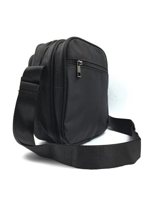 Herrentasche Schulter / Crossbody Schwarz 4015-S-Black