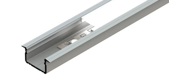 Alu Profil Eingelassen Lackiert Weiß Länge 3000mm Max Streifenbreite 12mm