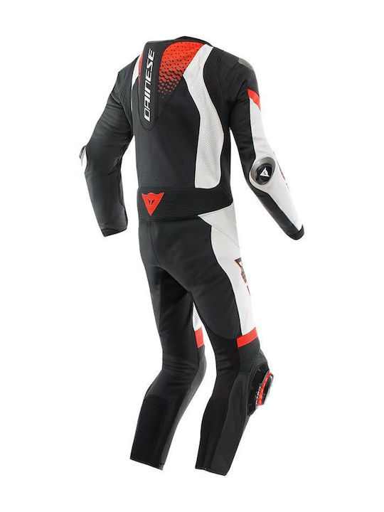 Dainese Men's Leather Motorcycle Riding Suit Black