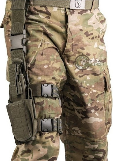 Mil-Tec Holster pentru coapsă Vânătoare Verde