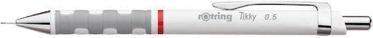 Rotring Tikky Mechanical Pencil Metallic 1pcs White
