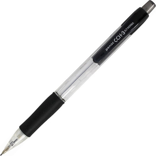 Penac CCH-3 Creion mecanic 0.7mm cu Radiera 1buc Negru
