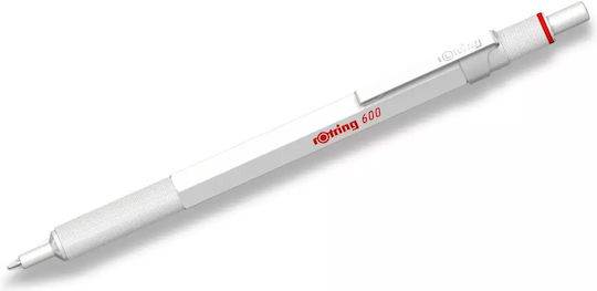 Rotring 600 Pearl White Ballpen 3026981838903