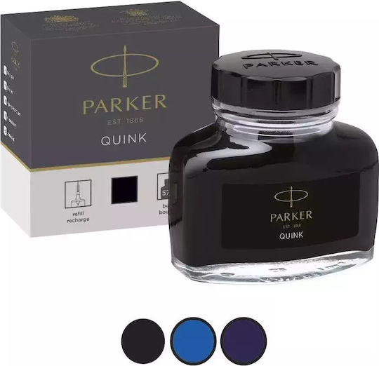 Parker Quink Ανταλλακτικό Μελάνι για Πένα σε Μπλε χρώμα Washable 57ml