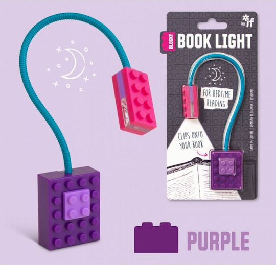 IF Book Light LED with Clip Purple