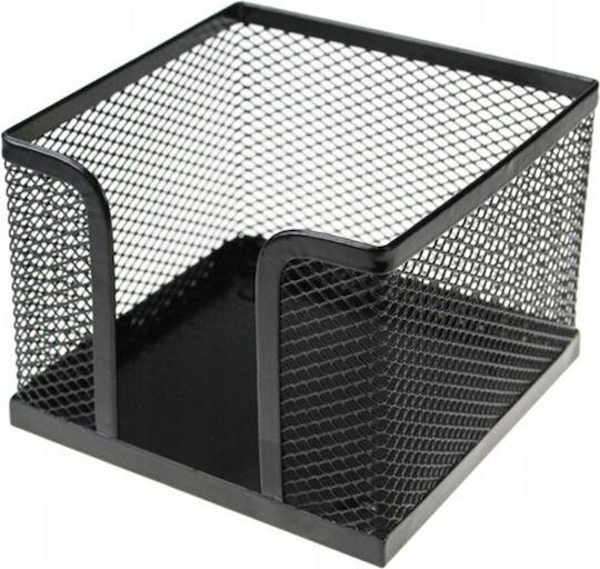 Μεταλλική Θήκη Χαρτιών σε Μαύρο Χρώμα 9.5x8x9.5εκ. 1τμχ