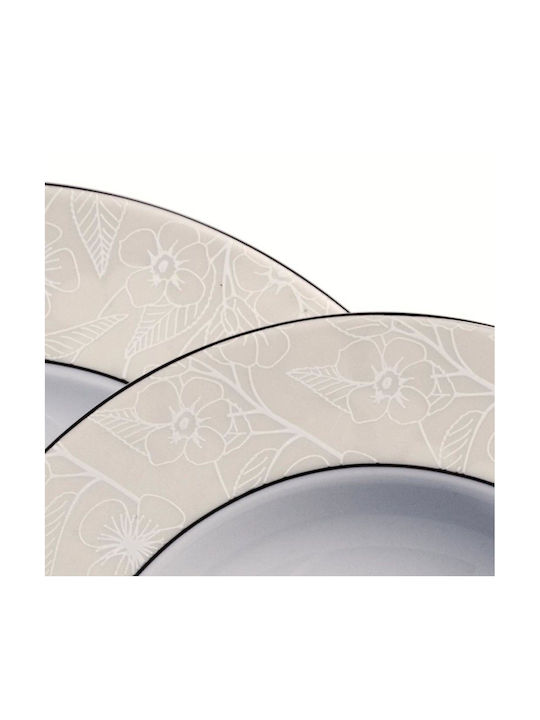 Emfasi Beige Porcelain Dinnerware Set 20pcs