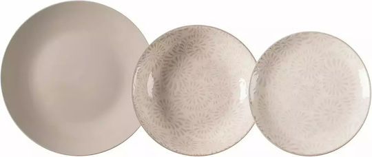 General Trade White Porcelain Dinnerware Set 18pcs