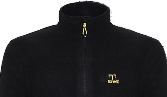 Zotta Forest Tempus Pullover Fleece in Black color