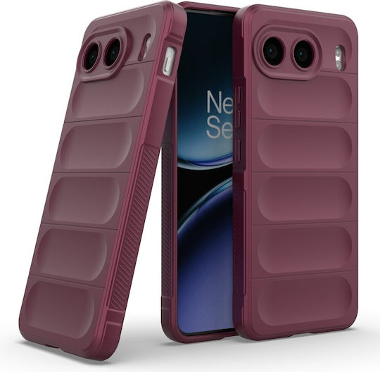 Mad Mask Rugged Armor Back Cover Plastic / Silicone Red (OnePlus Nord 4)