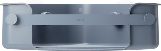 Umbra Wall Mounted Bathroom Shelf Plastic 19x31x8.6cm Blue