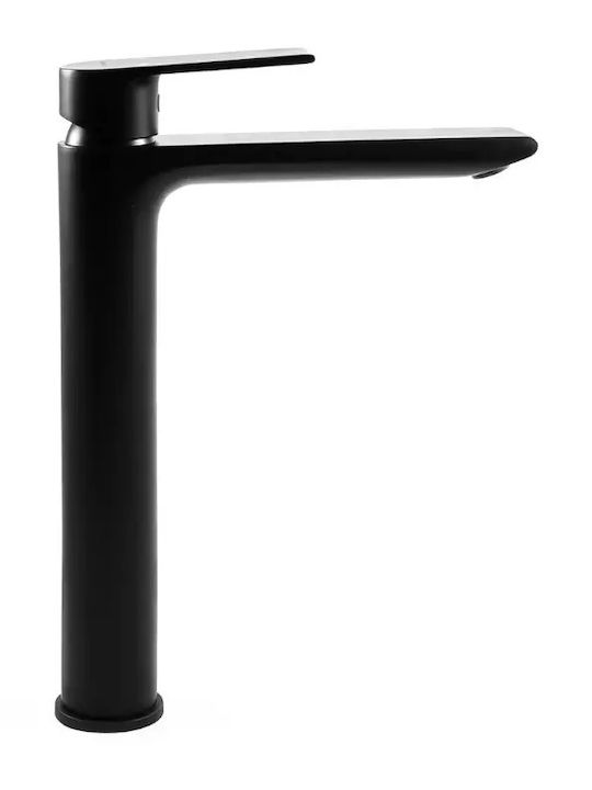 Clever Agora Xtreme Black Matte Αναμεικτική Μπαταρία Νιπτήρα Ψηλή Μαύρη