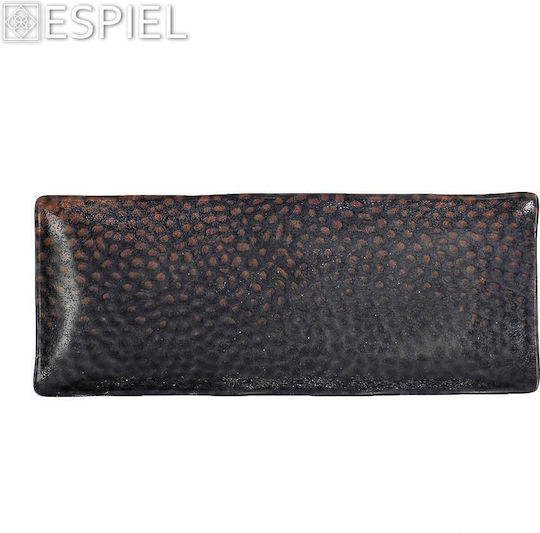 Espiel Sunset Melamine Serving Platter Rectangular Brown 22.5x15cm Espiel Sunset Melamine Serving Platter Rectangular Brown 22.5x15cm