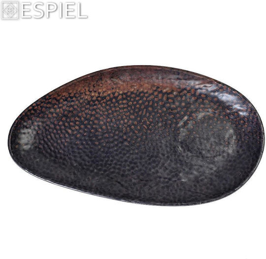Espiel Sunset Melamine Serving Platter Oval Brown 33x18cm Espiel Sunset Melamine Serving Platter Oval Brown 33x18cm