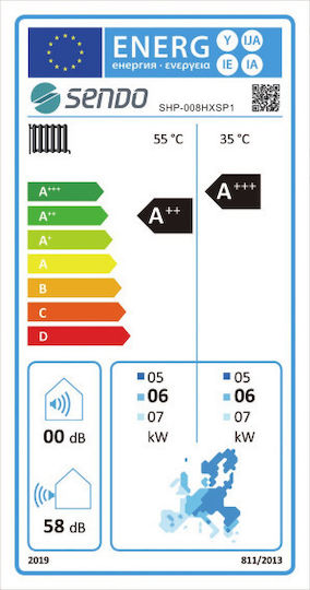 Sendo HeroXS Wärmepumpe 22kW Dreiphasig 75°C Monoblock