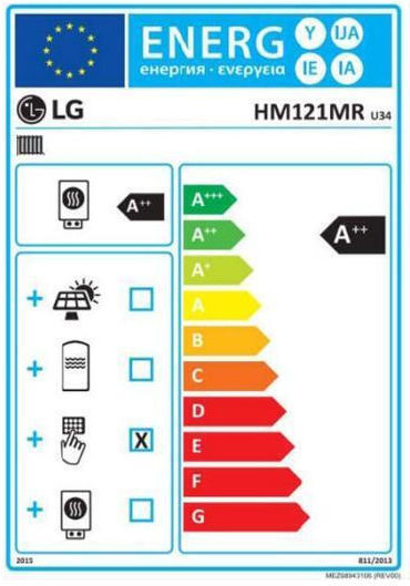 LG Топлопомпа 12кВт Едната фаза 65°C Моноблок