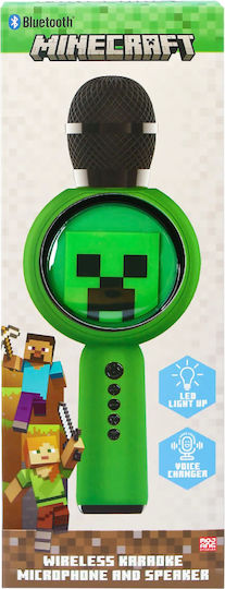 OTL Microfon Karaoke Fără Fir Minecraft MC1240 Verde