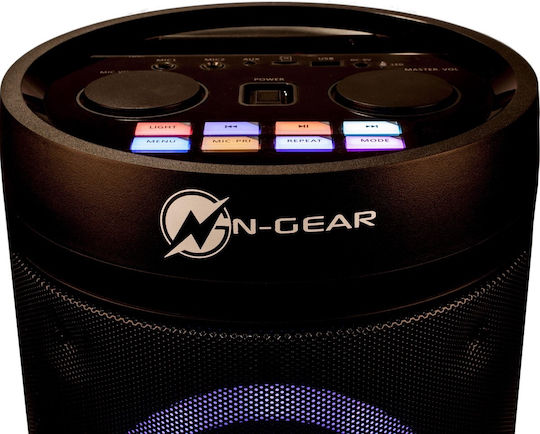 N-Gear System with Wired Microphones Let's Go Party 26R in Black Color